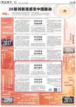 [人民日报]20新词新语感受中国脉动 - 人民大学