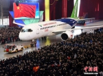 资料图：中国自主研制的C919大型客机。中新社记者 孙自法 摄 - News.Cntv.Cn