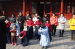 北京民俗博物馆在门前广场举办小年送春联活动1 - 文化局