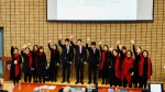 我校大学生与附小附幼学生参加北京外国语大学拉丁歌表演 - 农业大学