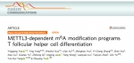 人才强校 | 于舒洋、杨运桂、叶丽林团队合作揭示m6A修饰调控TFH细胞分化的新机制 - 农业大学