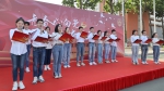 清晨，中国农大5000名团员青年国旗下学党史、齐宣誓 - 农业大学